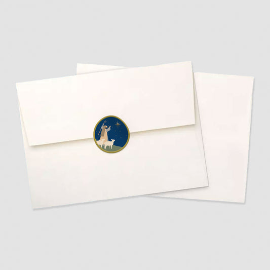 Glory to the Newborn King Envelope Seals