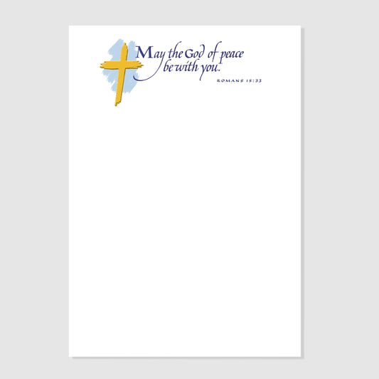 May the God of Peace Be with You Stationery