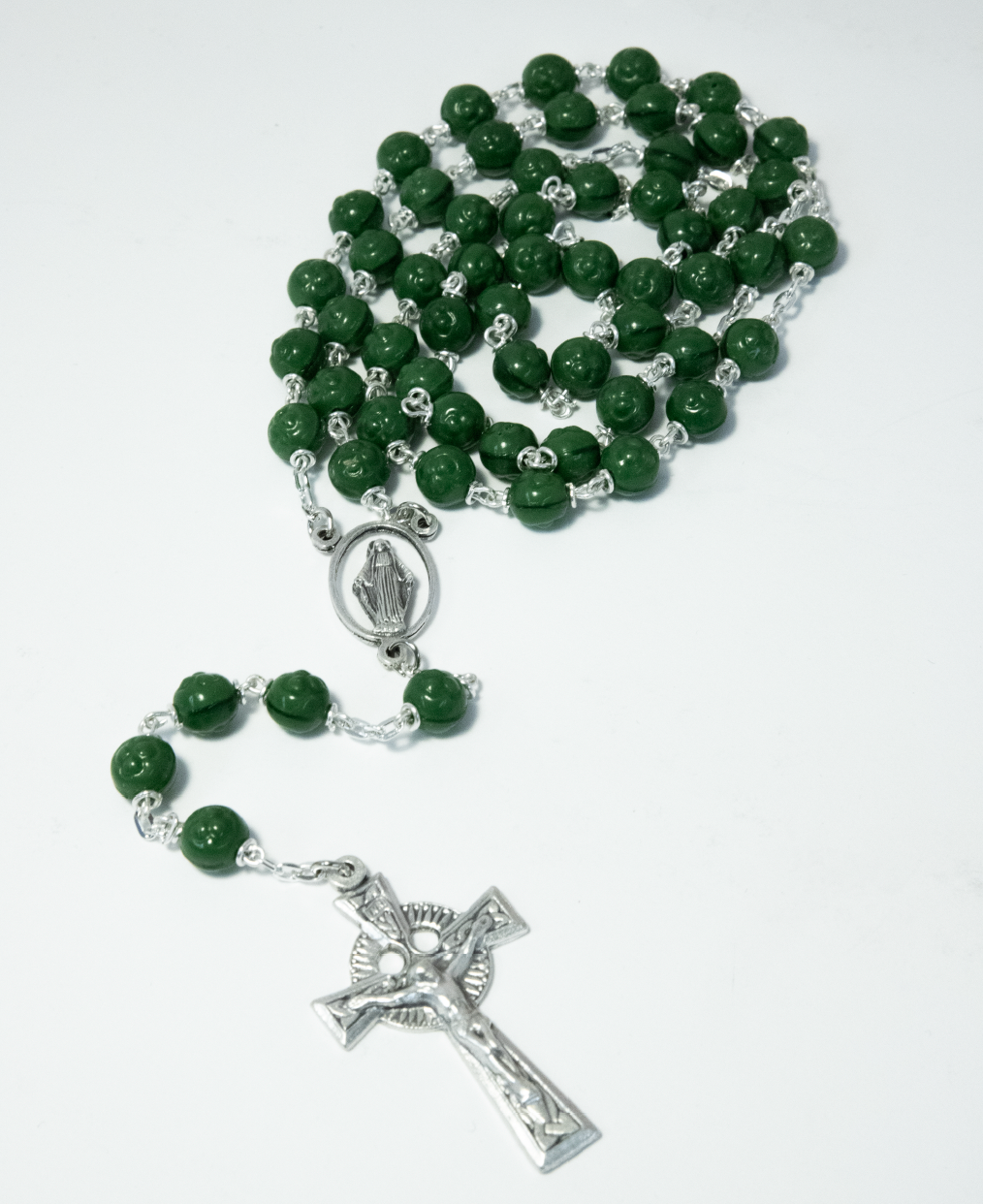 Green Shamrock Rosary