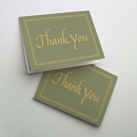 Thank You - Calligraphy Set - Thank You Notes TN114
