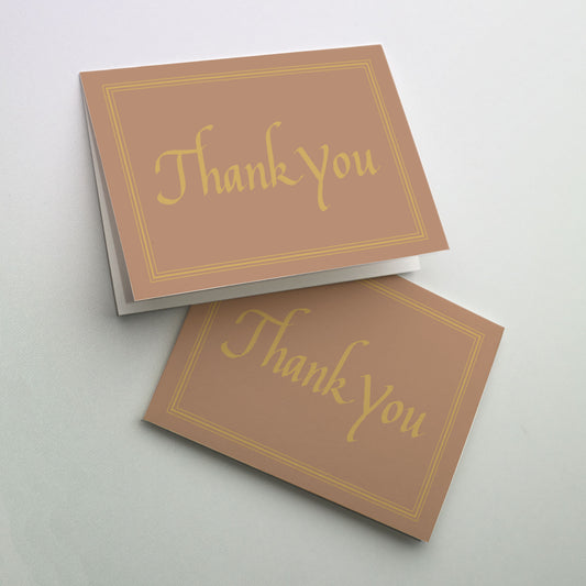 Thank You - Calligraphy Set - Thank You Notes TN115