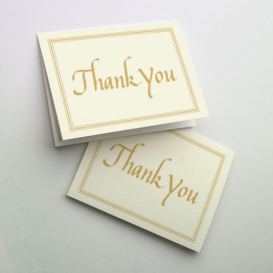Thank You - Calligraphy Set - Thank You Notes TN117